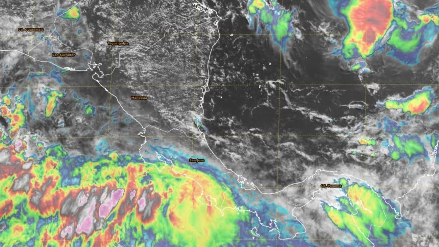 Las precipitaciones más fuertes se concentrarán en el Pacífico Central y Sur, mientras aumenta el monitoreo de un sistema de baja presión.