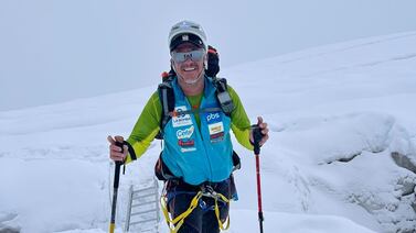 Montañista Warner Rojas se prepara para ‘domar’ al ‘Leopardo de las Nieves’