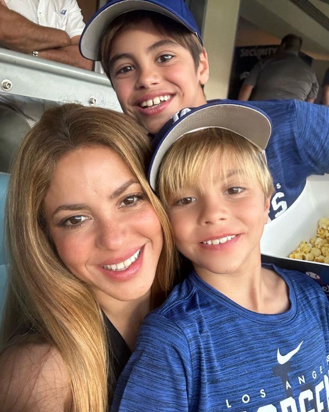 Shakira y sus hijos