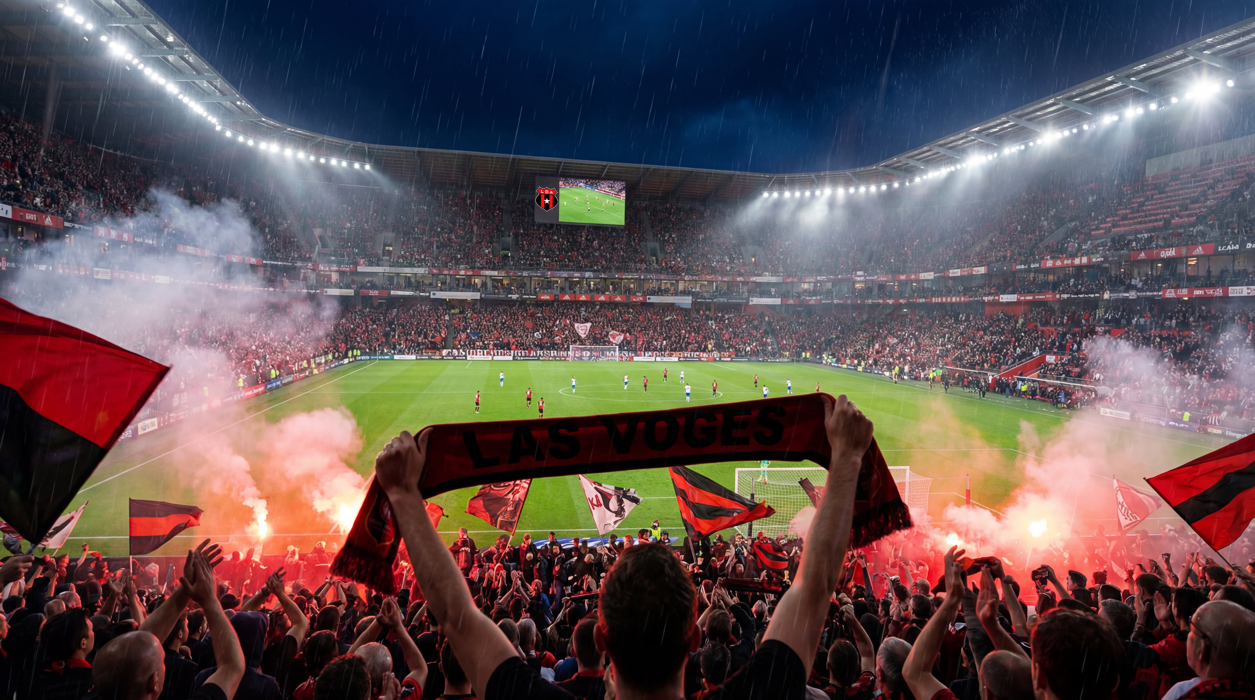 Así se visualiza el avance del anteproyecto del nuevo estadio de Liga Deportiva Alajuelense.