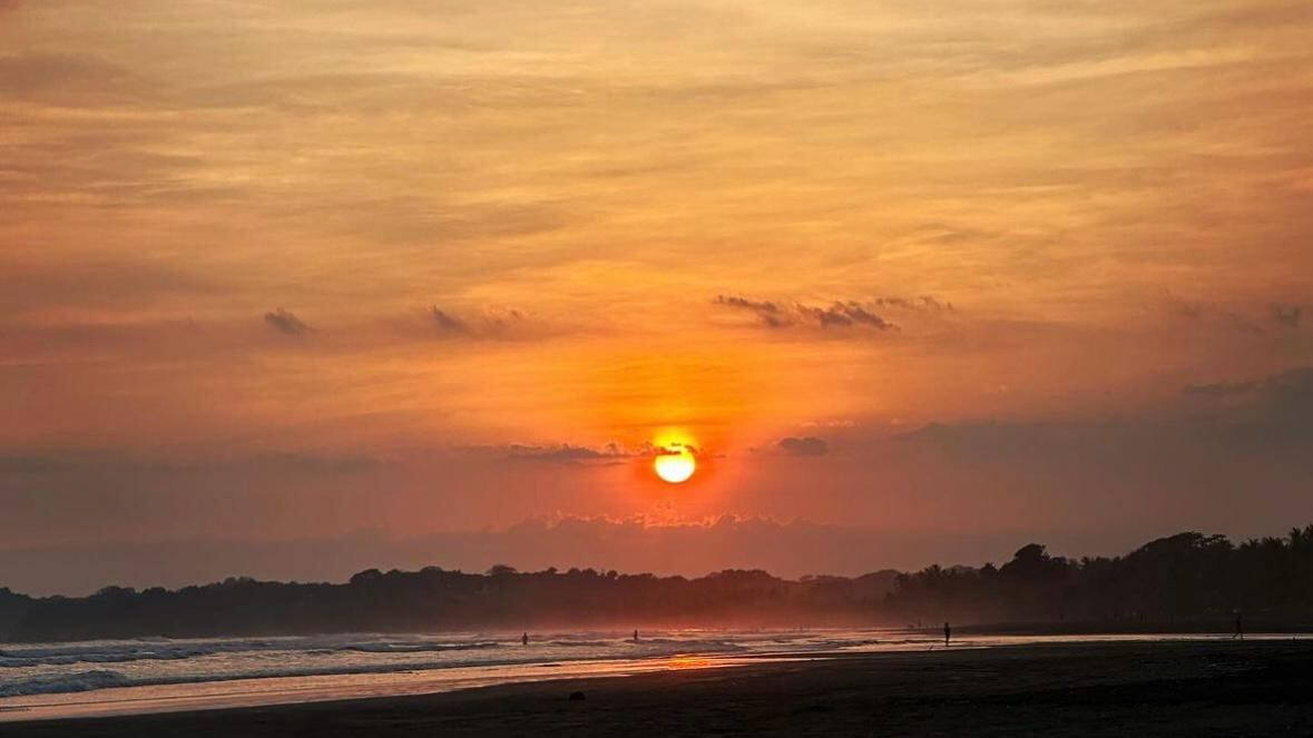 Choché Romano aprovechó para darse una escapadita a Puntarenas.