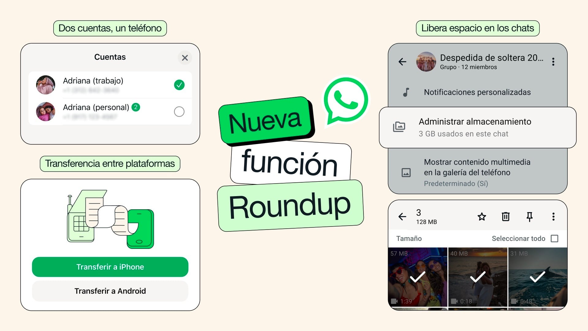 Nuevas funciones de WhatsApp
REMITIDA / HANDOUT por META
Fotografía remitida a medios de comunicación exclusivamente para ilustrar la noticia a la que hace referencia la imagen, y citando la procedencia de la imagen en la firma
26/3/2026