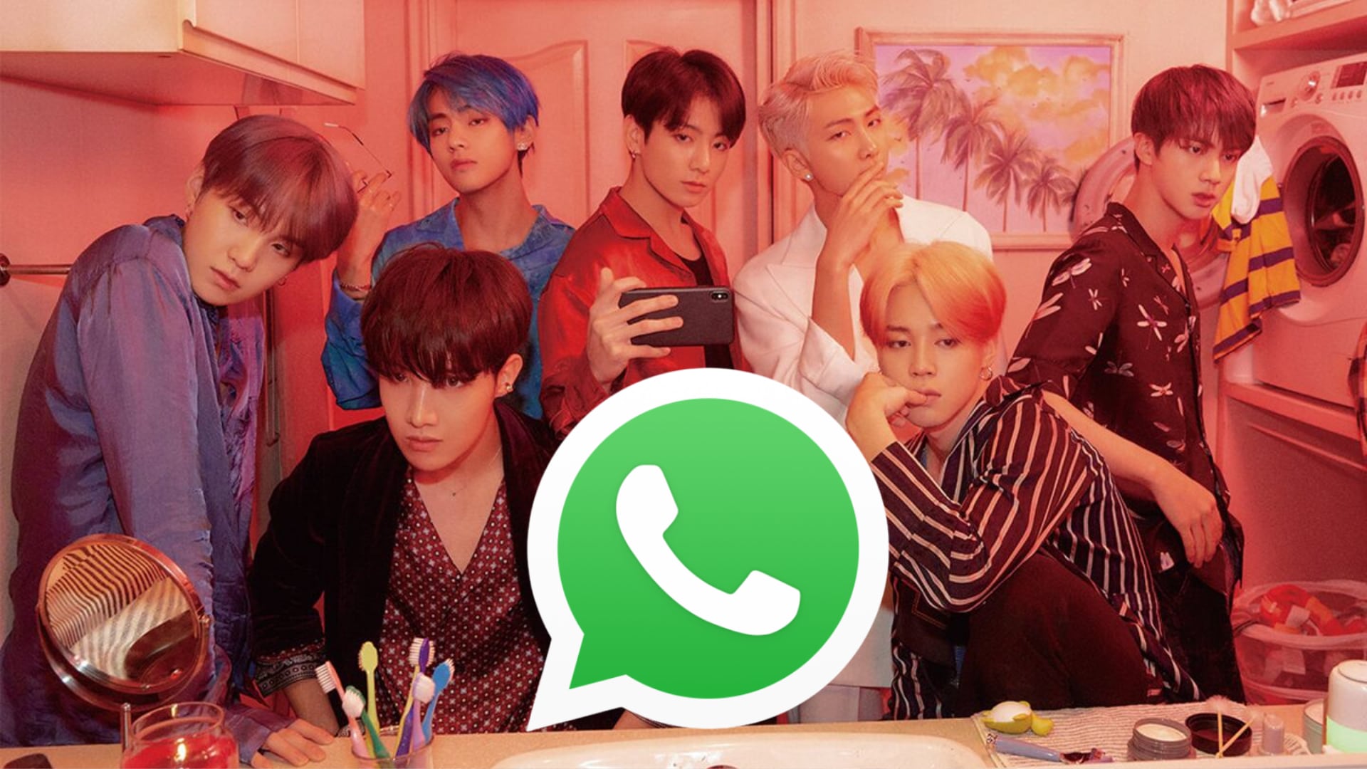 Seguidores de BTS pueden cambiar el ícono de WhatsApp con imágenes del grupo mediante un launcher y sin alterar funciones internas.