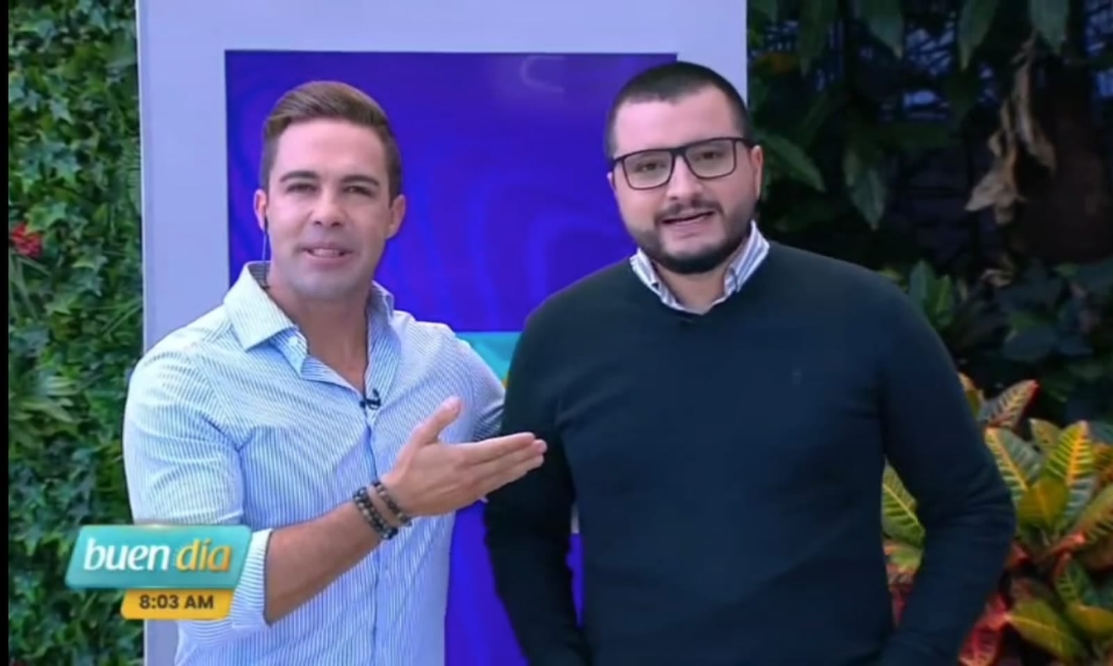 Calendario 2026 de Ítalo Marenco y Daniel Céspedes de Buen día.