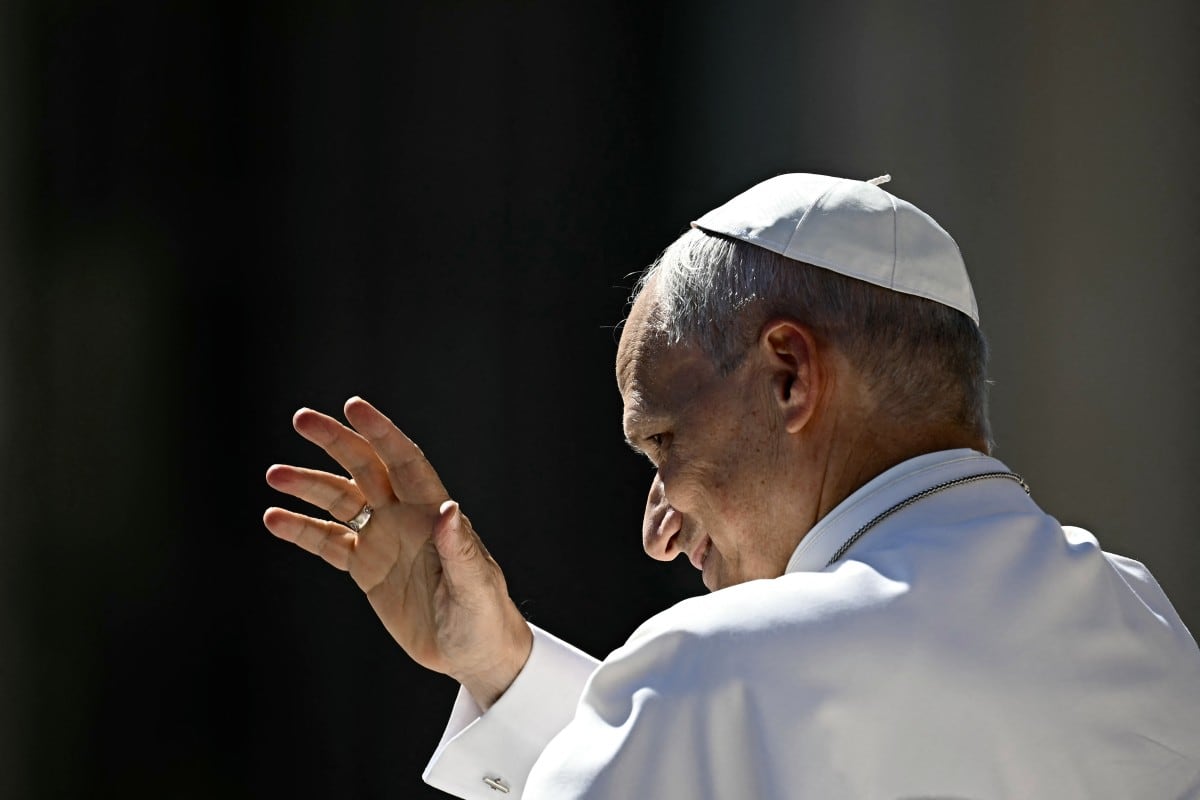 El papa León XIV en la Ciudad del Vaticano.