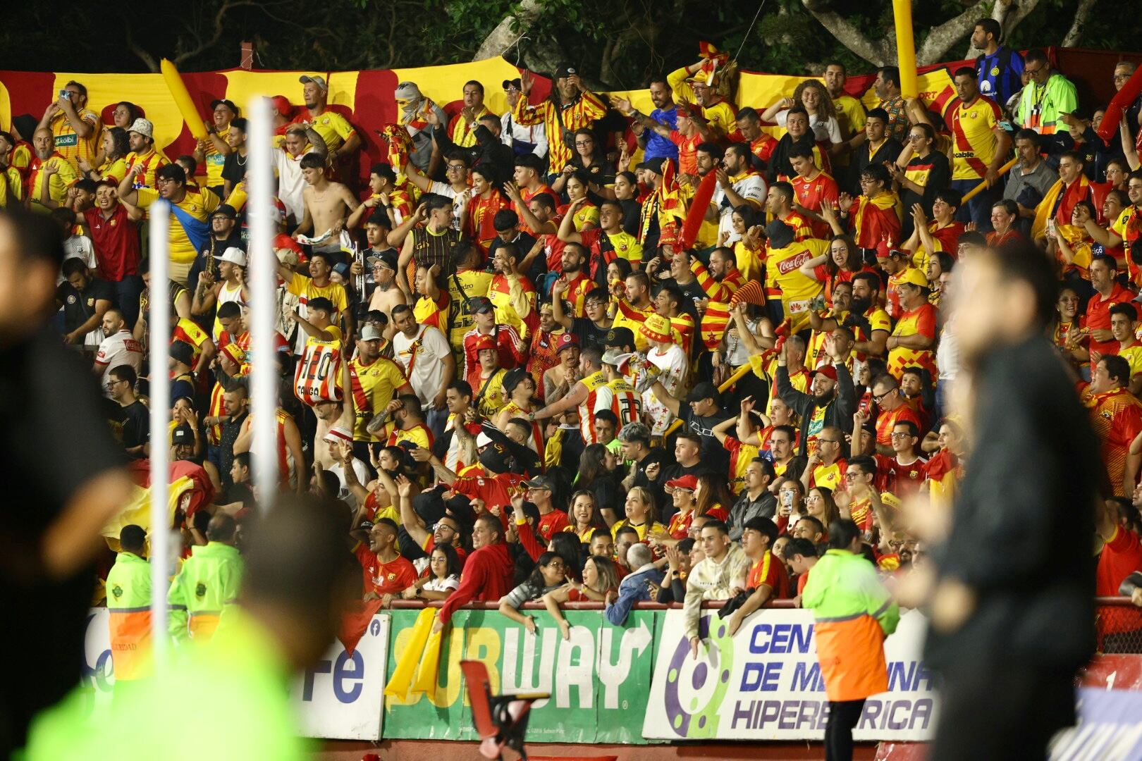 30/04/2024, Heredia, Santa Bárbara, partido de la jornada 20 del torneo de clausura 2024 entre el Club Sport Herediano y Liga Deportiva Alajuelense.