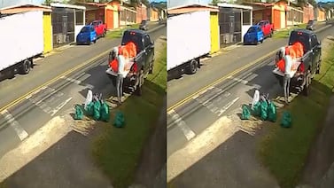 ¿Lo reconoce? Municipalidad de Cartago busca a este hombre que dejó escombros en vía pública