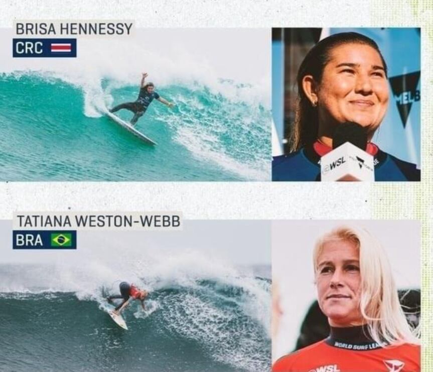Juegos Olímpicos París 2024
Brisa Hennessy
Tatiana Weston-Web
Semifinales
4 de agosto del 2024
Facebook: Federación de Sur de Costa Rica