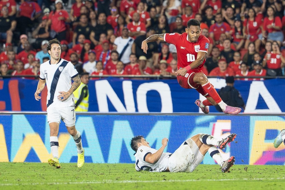 Panamá vs Guatemala. Eliminatoria Copa del Mundo 2026. Fotos tomada de Federación Panameña de Fútbol.