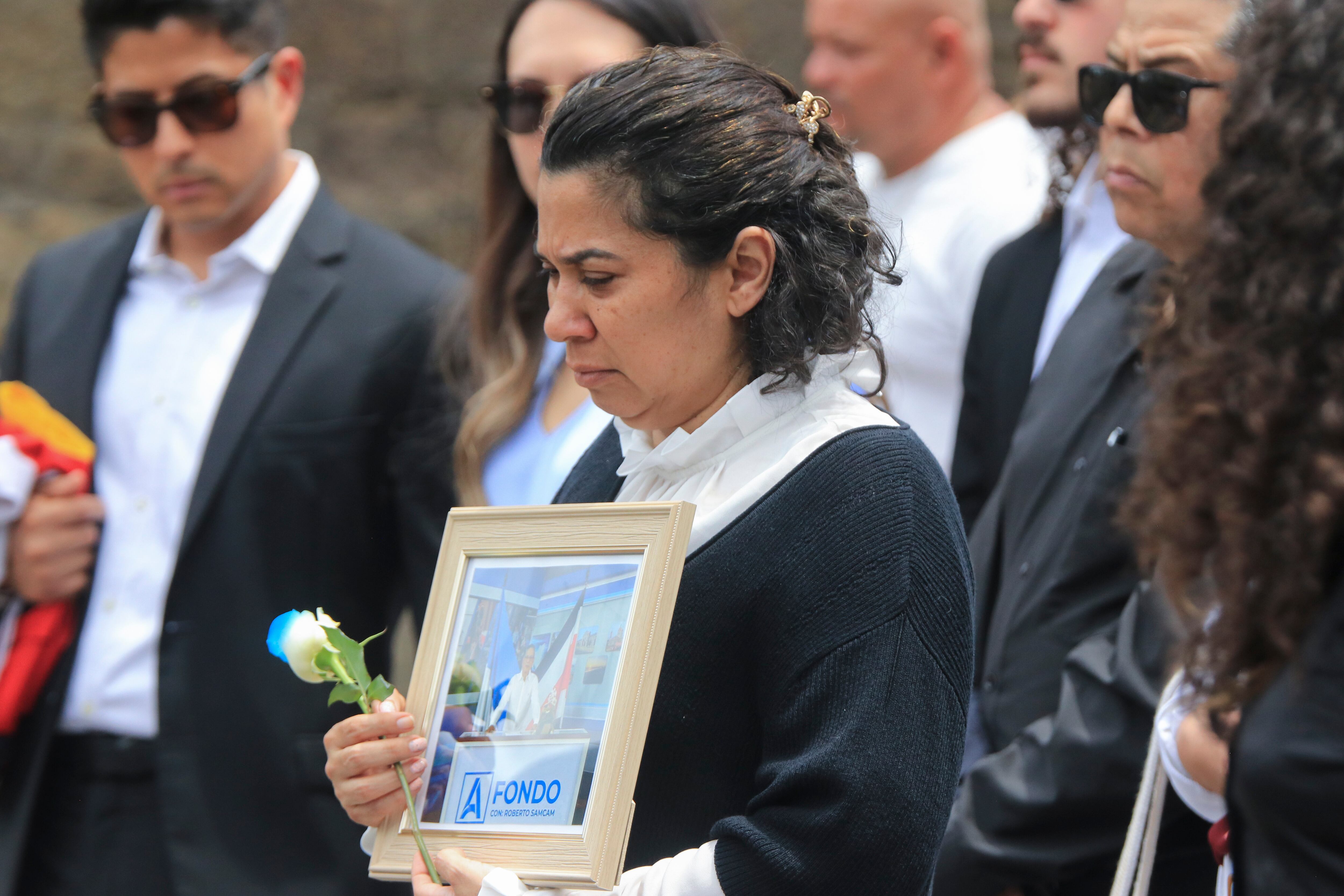 22 de junio 2025
San José, Iglesia de las Ánimas
Funeral del exmilitar nicaragüense Roberto Samcam quien vivió exiliado en Costa Rica desde 2018.
En la foto: Claudia Vargas viuda.
Fotografía: Jonathan Jiménez Flores