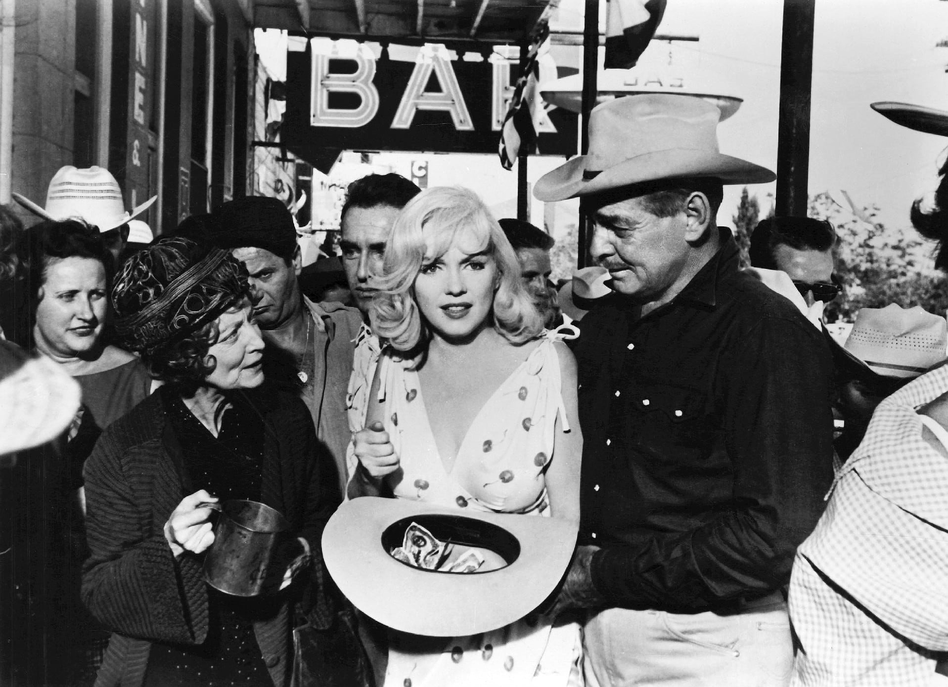 Marilyn Monroe en The Misfits, publicada en la edición de mayo de 1961 de la revista TV-Radio Mirror.