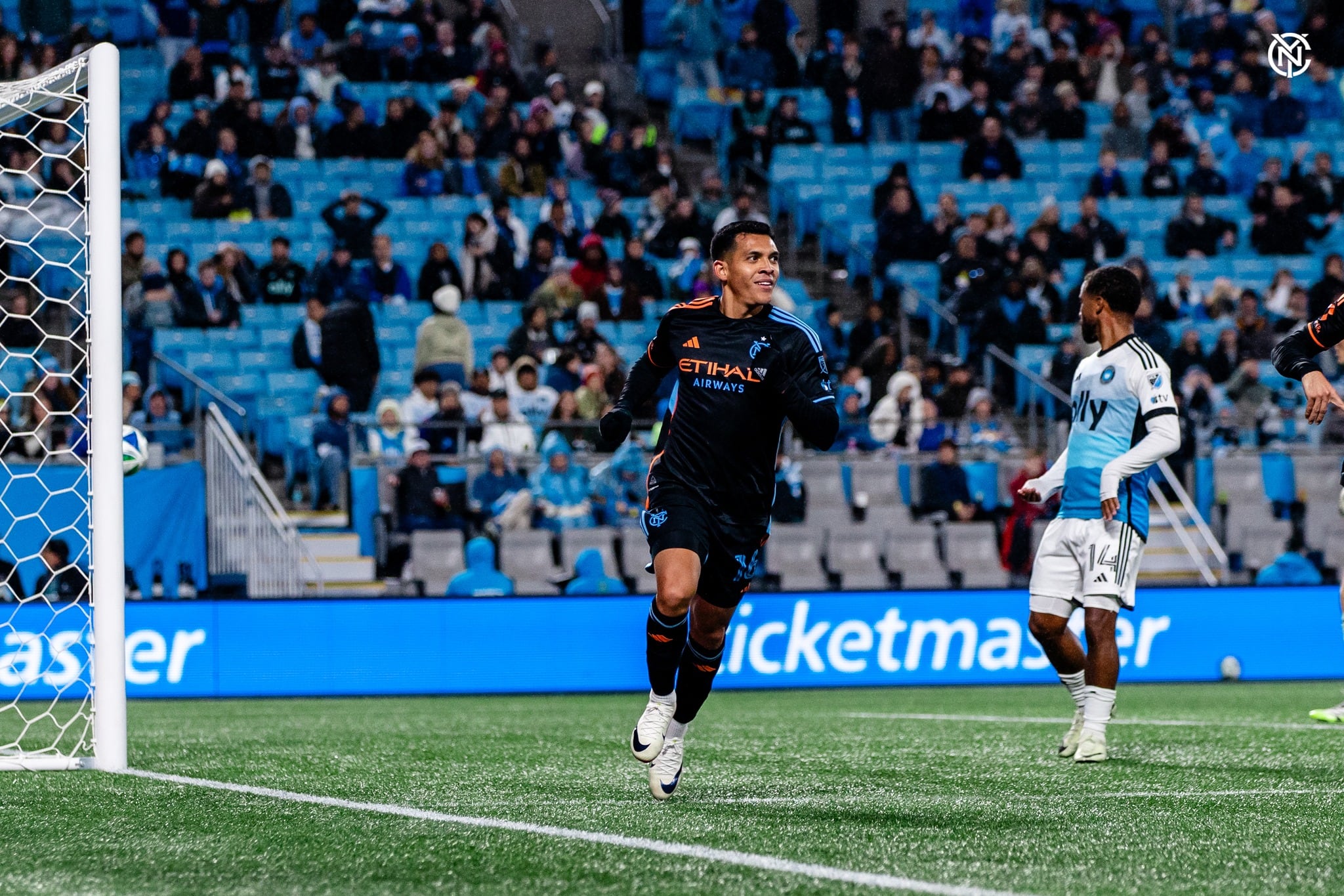 Alonso Martínez celebró ante Charlotte, una diana histórica para él y New Yorck City FC.