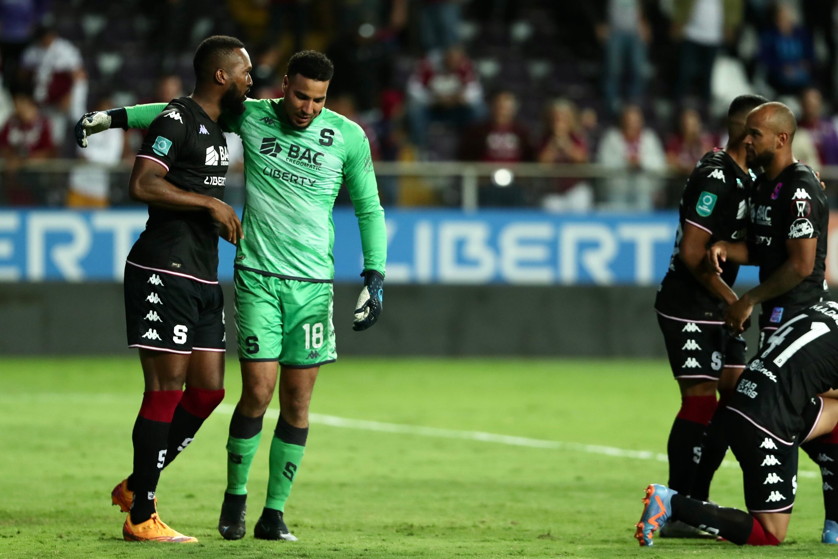 06/09/2023, San José, Tibas, Estadio Ricardo Saprissa, partido de cuartos de final del torneo de copa Dorado Bet entre el Deportivo Saprissa y San Carlos