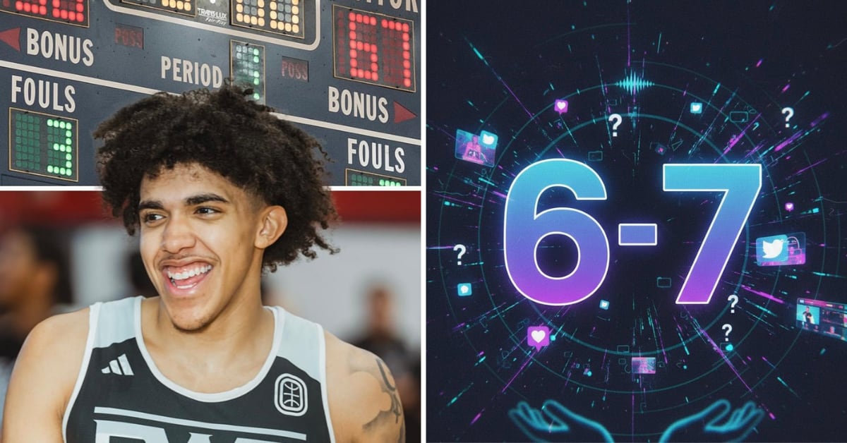 El jugador de baloncesto estadounidense Taylen Kinney está detrás del famoso "seis-siete" que se puso de moda en memes y conversaciones de jóvenes.