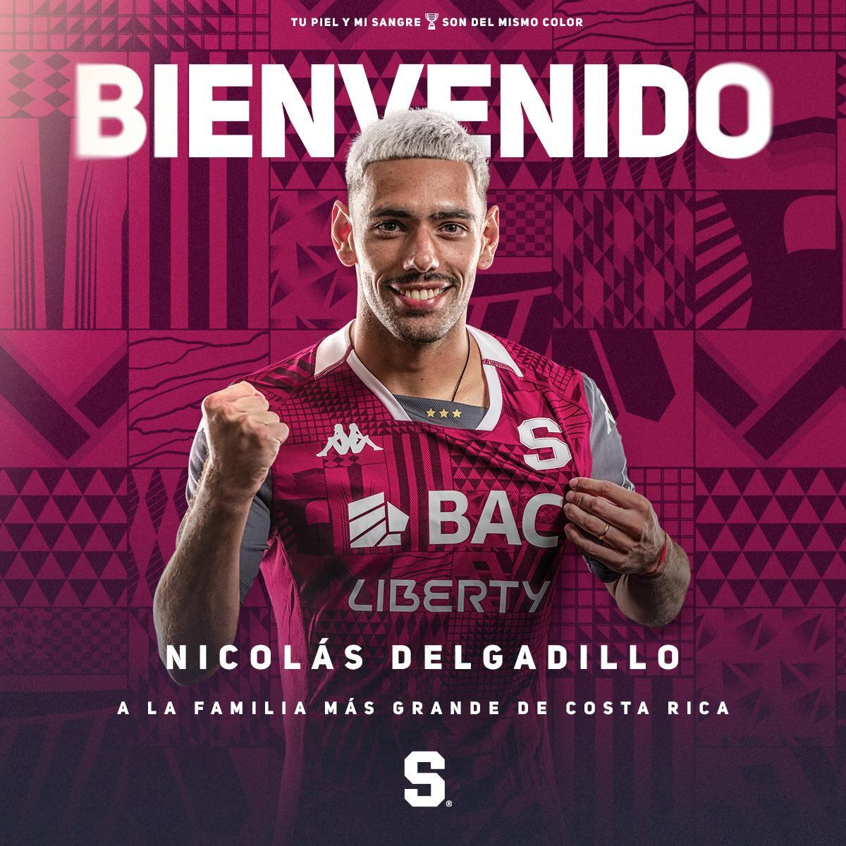 El argentino Nicolás Delgadillo se convierte en nuevo jugador del Saprissa. Prensa Saprissa.