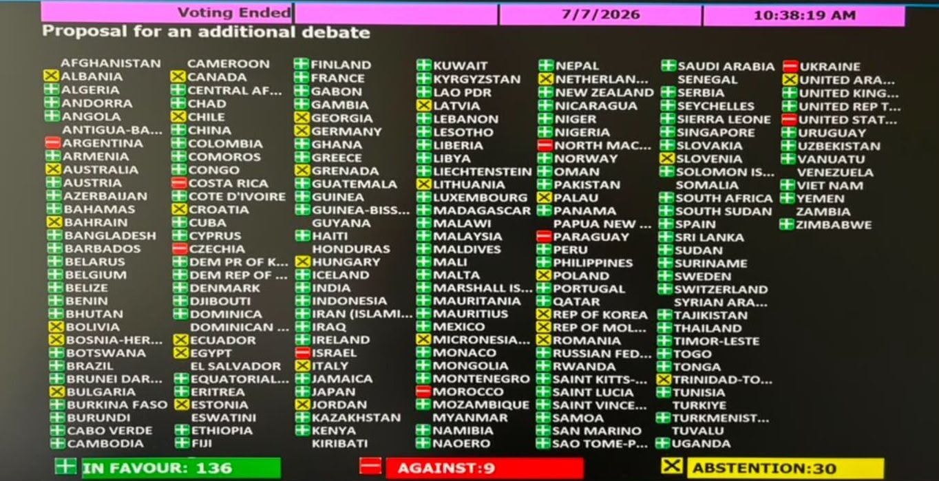 9 países, incluido Costa Rica, votaron en contra de debatir el levantamiento del embargo de Estados Unidos a Cuba.