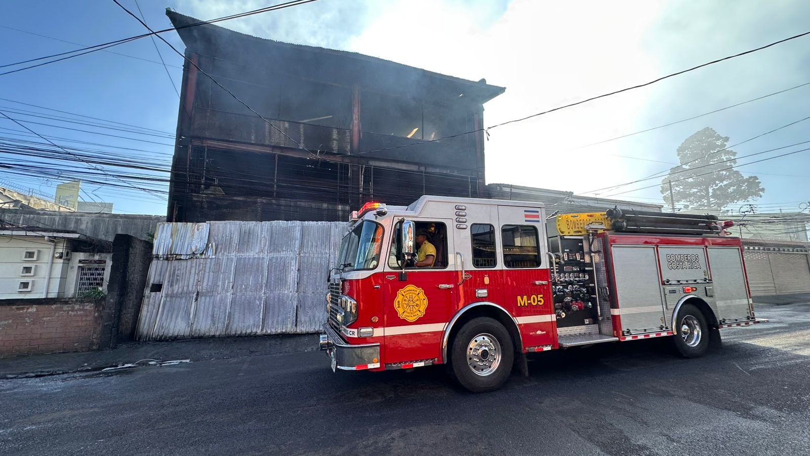 Incendio en Montes de Oca