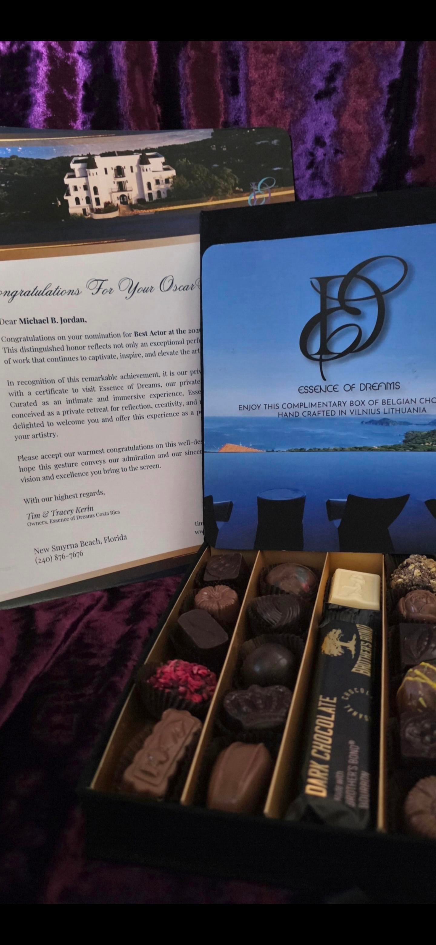 La propiedad, Essence of Dreams, integra una lista limitada de experiencias seleccionadas a nivel global por los organizadores de los obsequios.