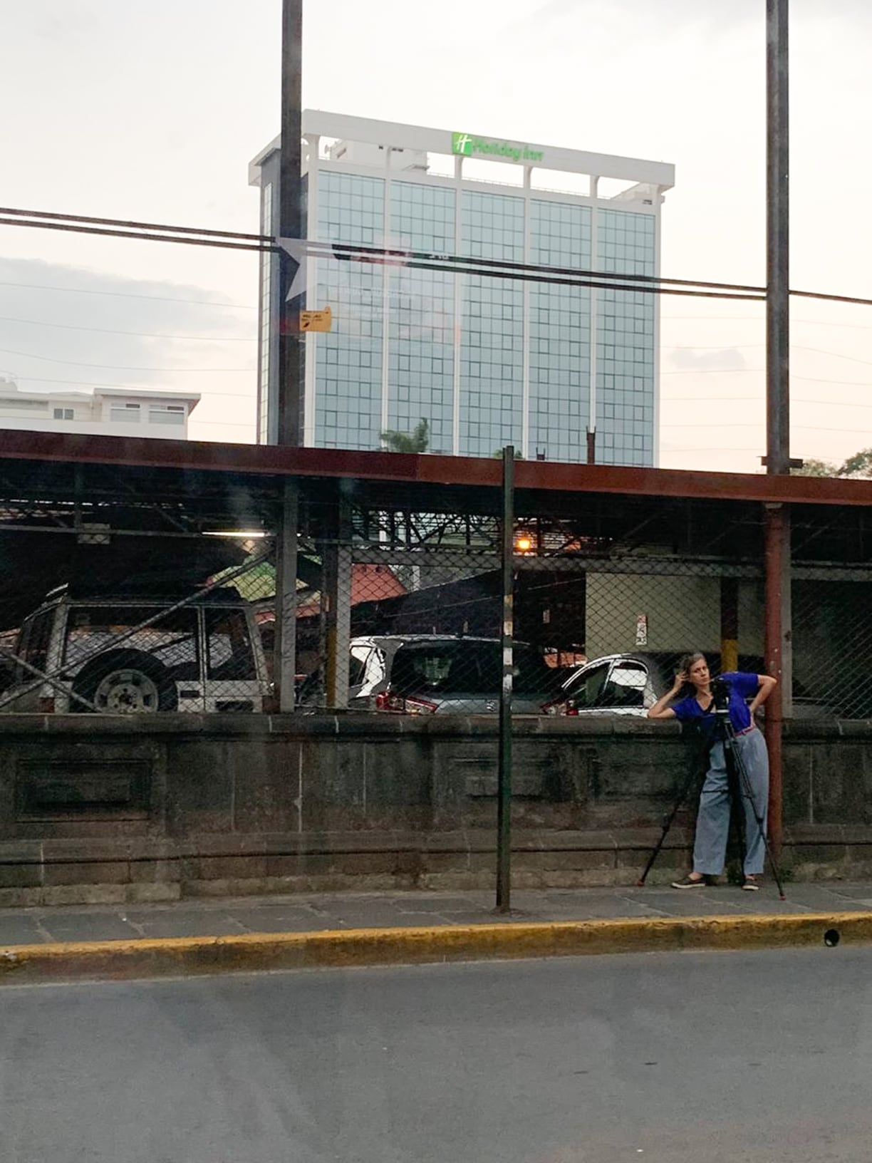 Ana Lucía Jiménez Hine en 2020, durante la filmación de 'Las notas sentimentales de la memoria', retrato del Pibe Hine.
