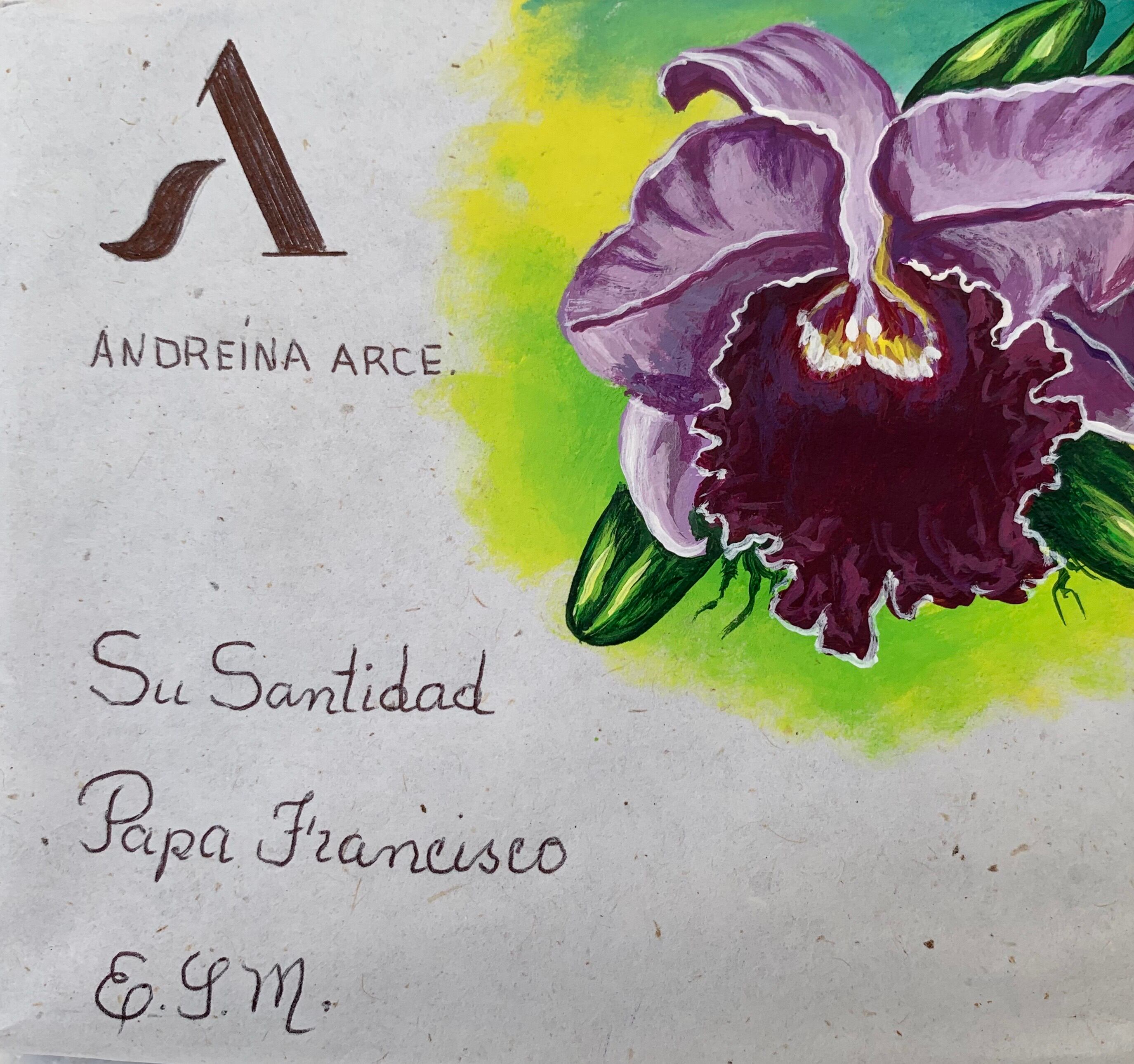 Portada de un disco con dedicatoria para el Papa Francisco.