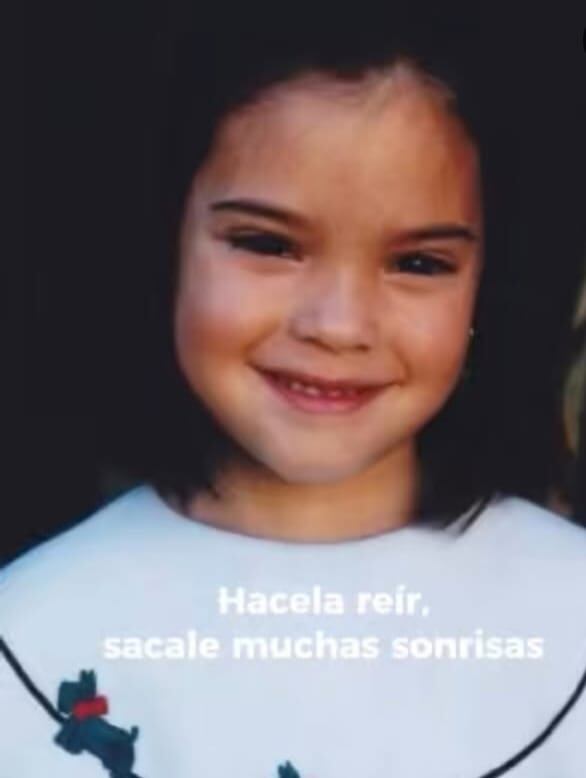 Fotos de María González de niña