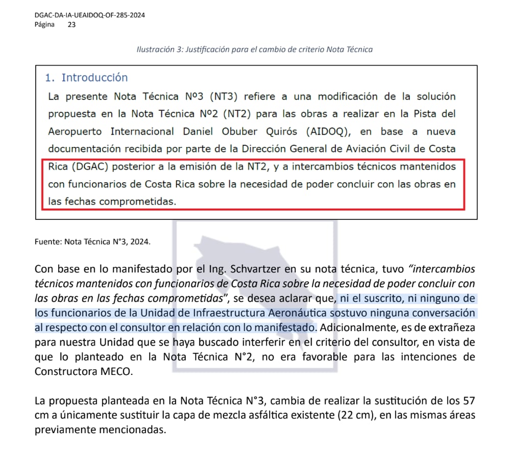 Nota del ingeniero.,