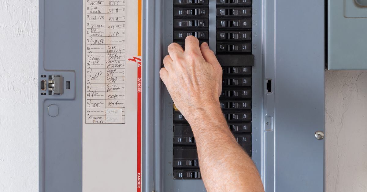 En la imagen una caja de breakers.