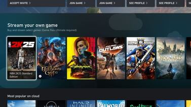 Xbox permite retransmitir juegos en televisores y navegadores con Cloud Gaming