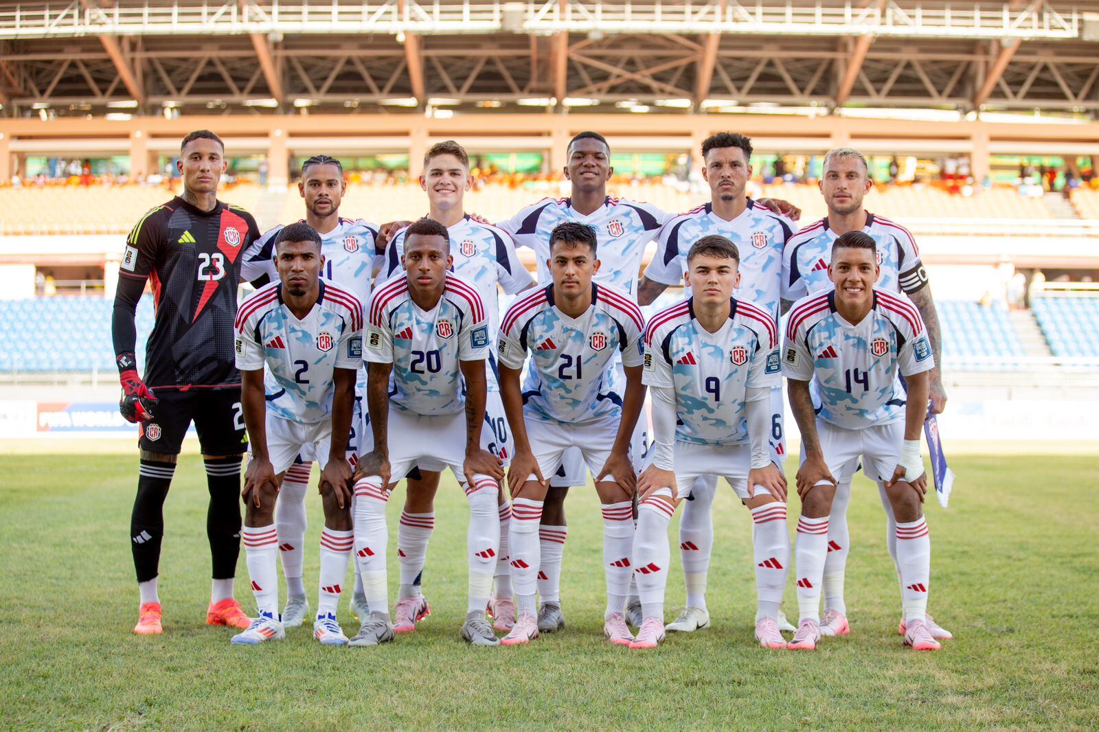 09/06/2024 Granada. La Selección de Granada recibió a la Selección Nacional de Costa Rica, en partido eliminatorio por el área de Concacaf rumbo al campeonato mundial 2026. Foto: Cortesía Fedefútbol