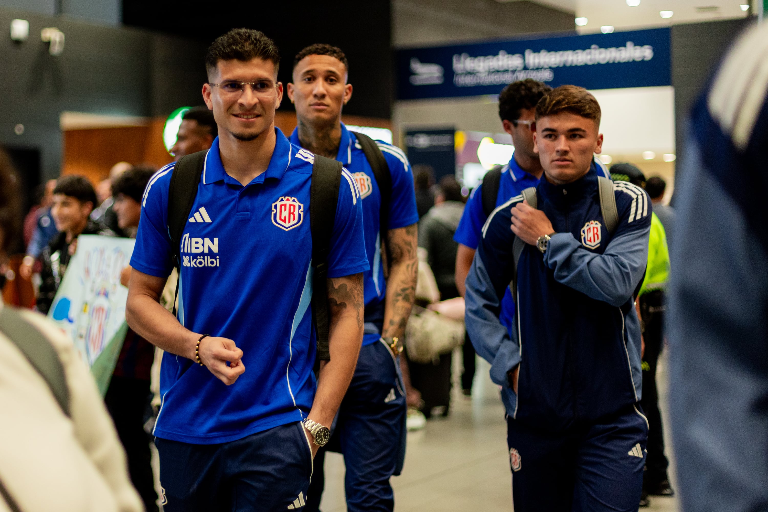 Bayron Mora, Patrick Sequeira y Manfred Ugalde forman parte de la Selección de Costa Rica que está en Bogotá para el amistoso de este 1.° de junio contra Colombia.