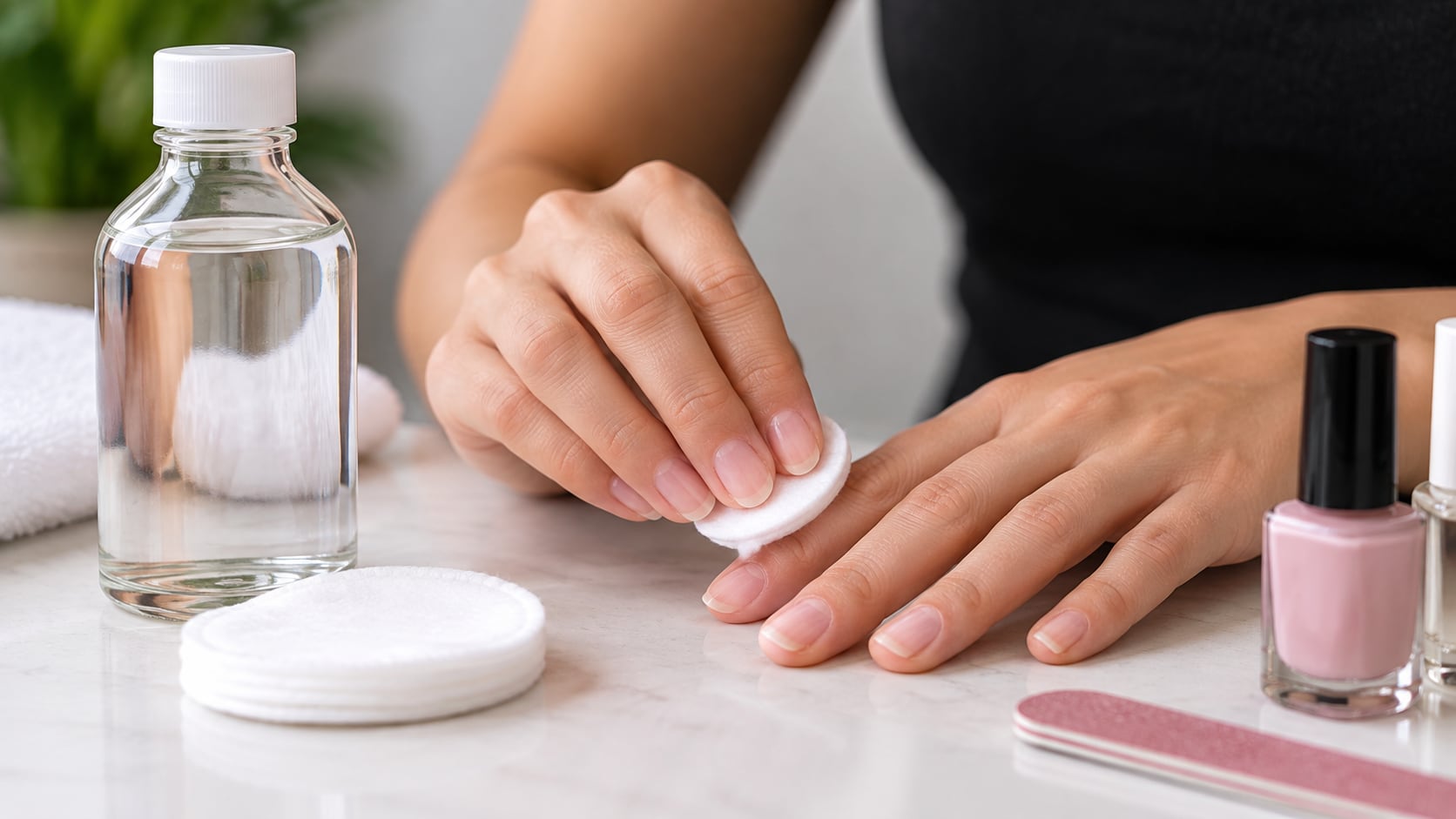 El vinagre puede utilizarse antes del esmalte para preparar las uñas y prolongar la manicura, pero su aplicación debe ser ocasional.