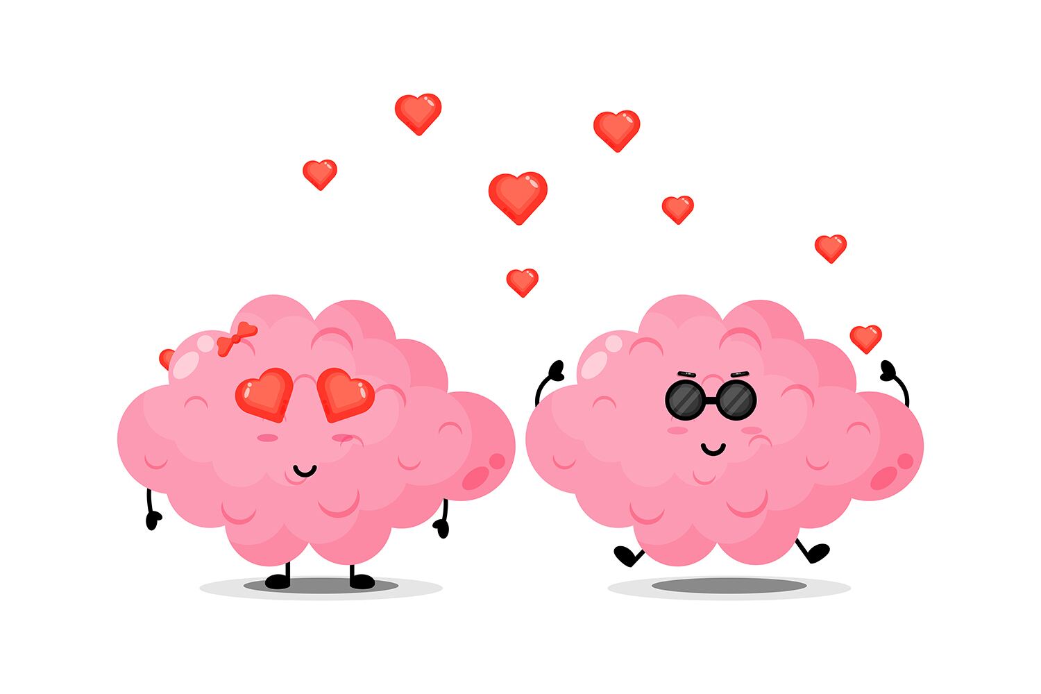 El cerebro es el guionista de nuestras historias de amor.
Ilustración: Shutterstock