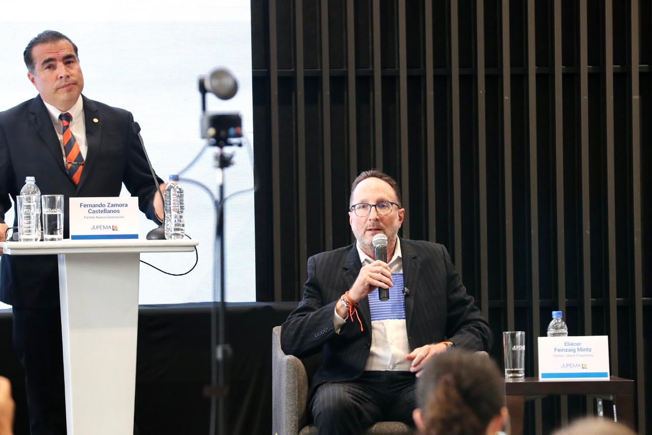 Eli Feinzaig, candidato presidencial del PLP, regresó a la actividad electoral, tras sufrir un apartoso accidente en octubre.