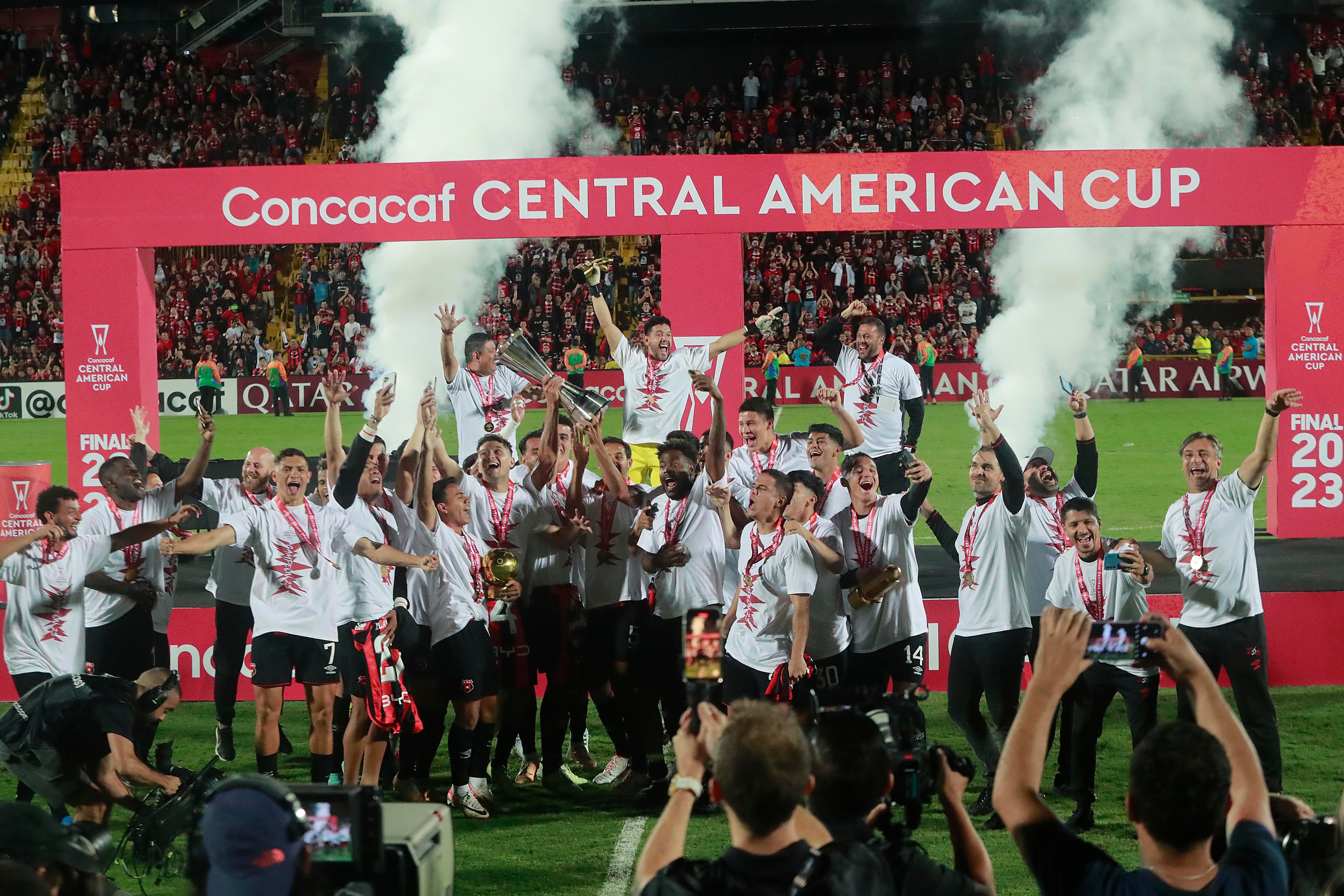 05/12/2023 Estadio Morera Soto. La Liga Deportiva Alajuelense recibió al Real Estelí, en partido de vuelta de la final de la Copa Centroamericana de Concacaf.