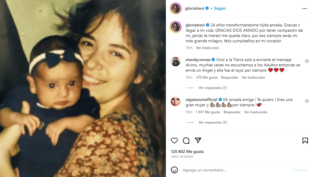 Gloria Trevi habla de su hija