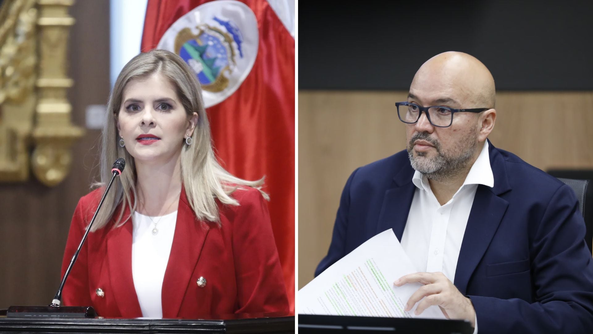 Laura Fernández y Edgardo Araya