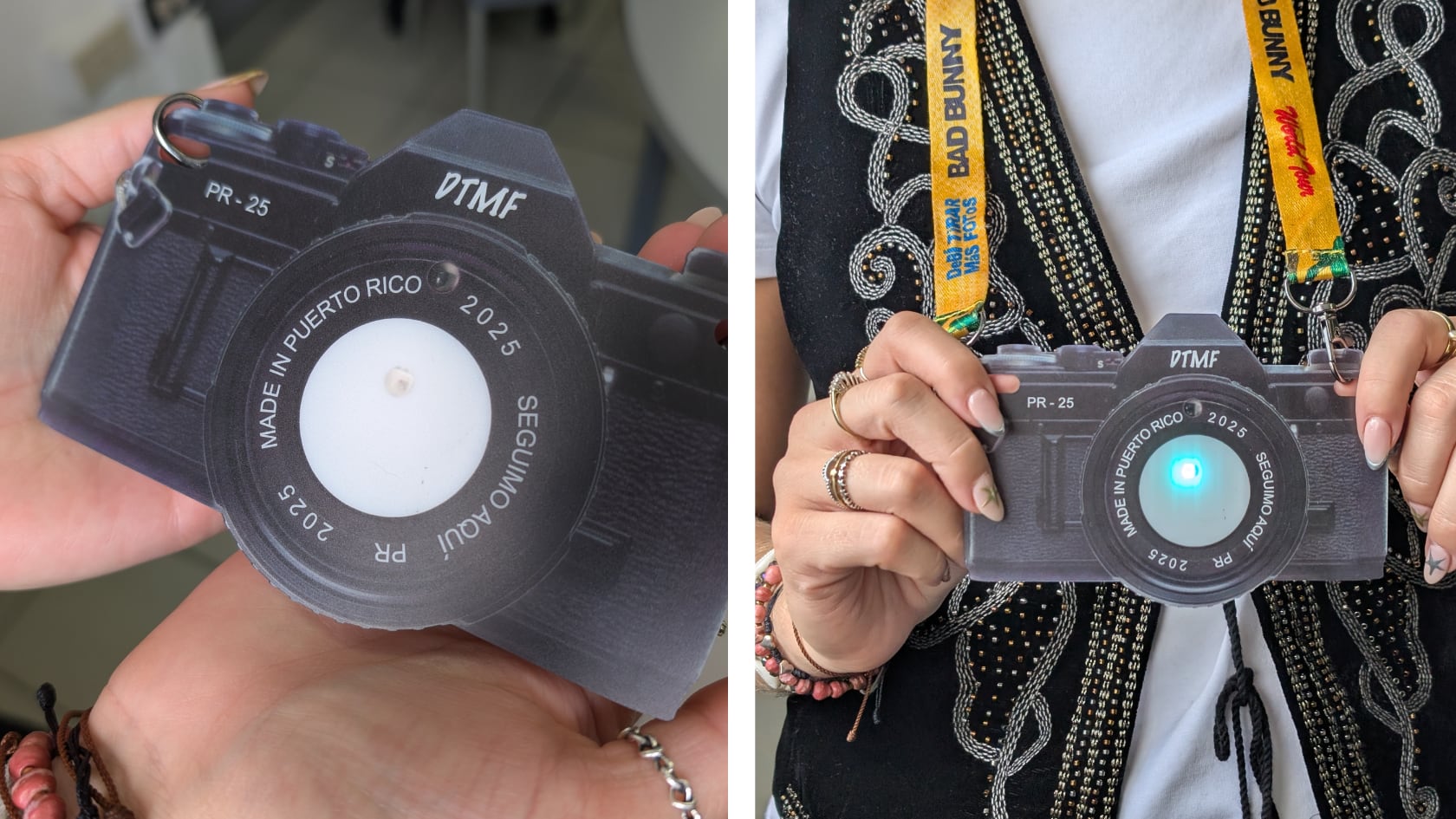 La “camarita” de los conciertos de Bad Bunny usa infrarrojo y radiofrecuencia para sincronizar luces y convertir al público en parte del espectáculo.