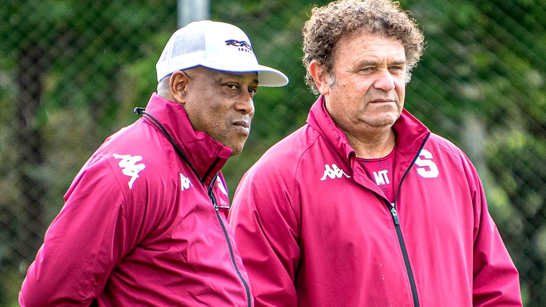 Hernan Medford junto a Marcelo Tulbovitz