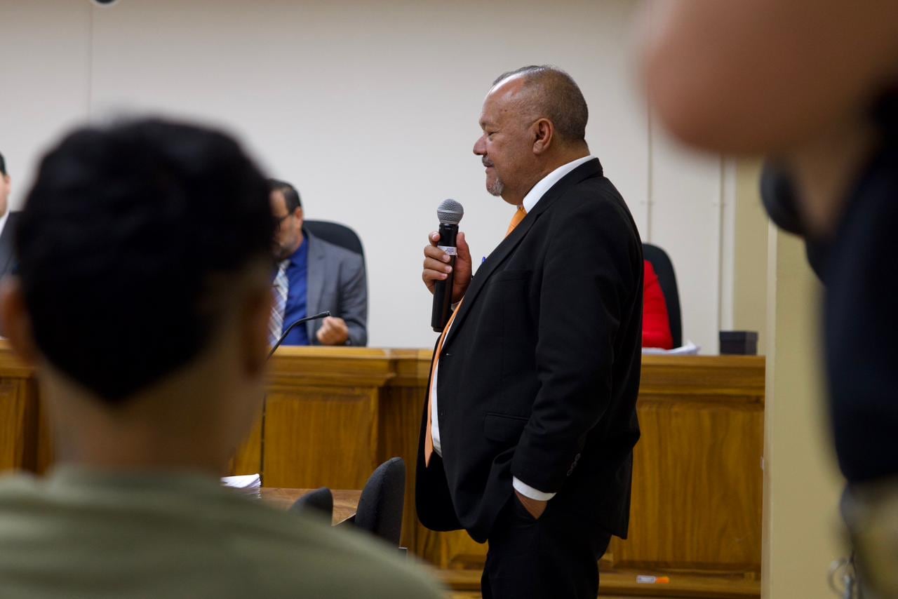 Francisco Herrera, abogado defensor de Jeremy Buzano, fue el último en rendir conclusiones durante el femicidio de Nadia Peraza.