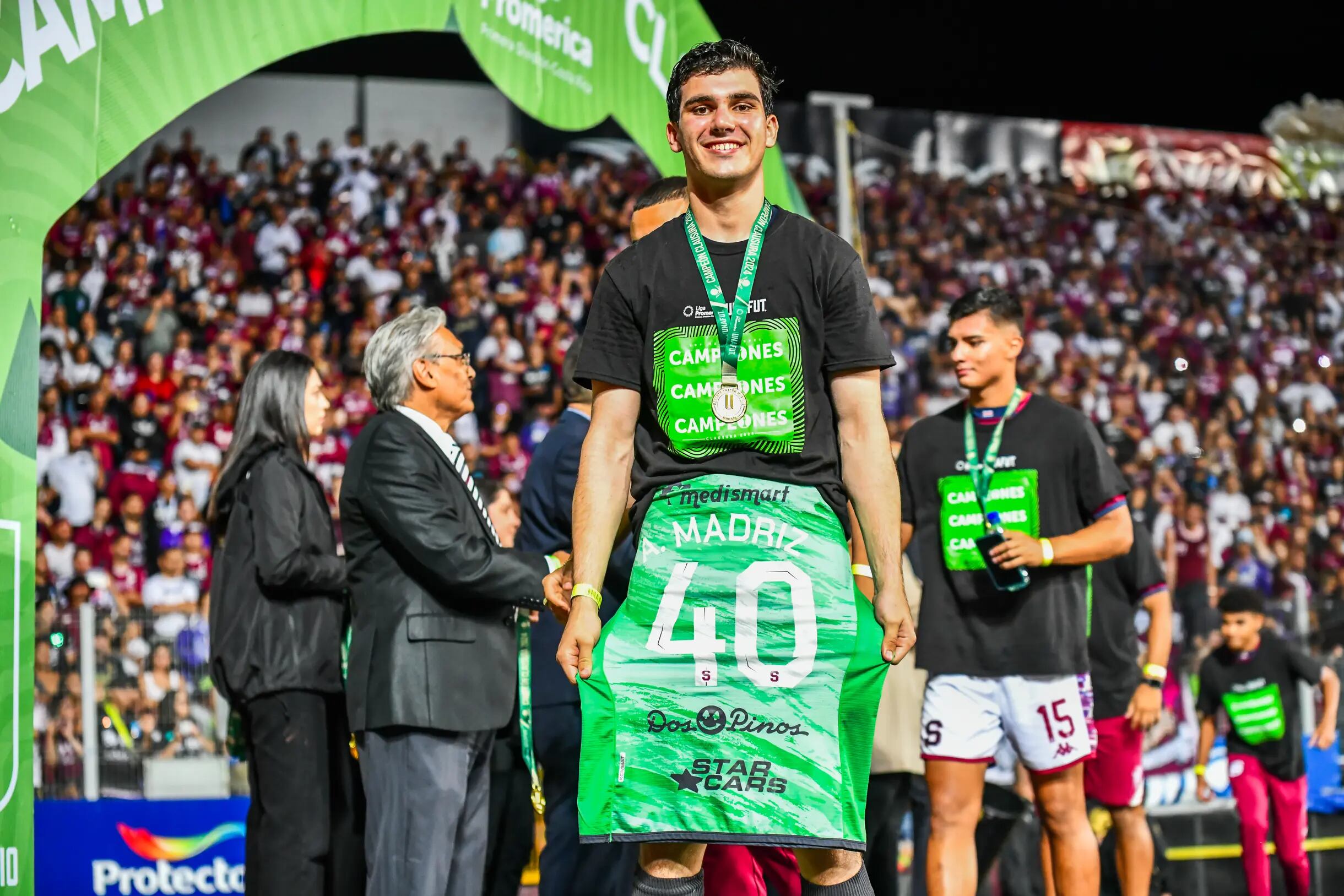 Abraham Madriz, portero de Saprissa