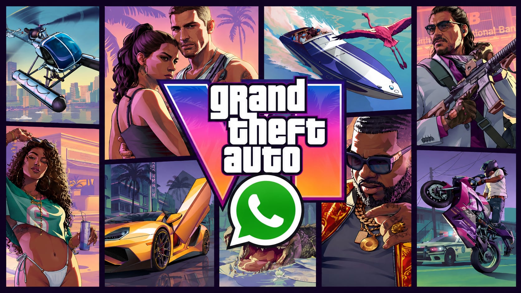 Los seguidores de 'Grand Theft Auto VI' pueden darle un aspecto diferente a WhatsApp con una imagen inspirada en el videojuego sin modificar las funciones de la aplicación.