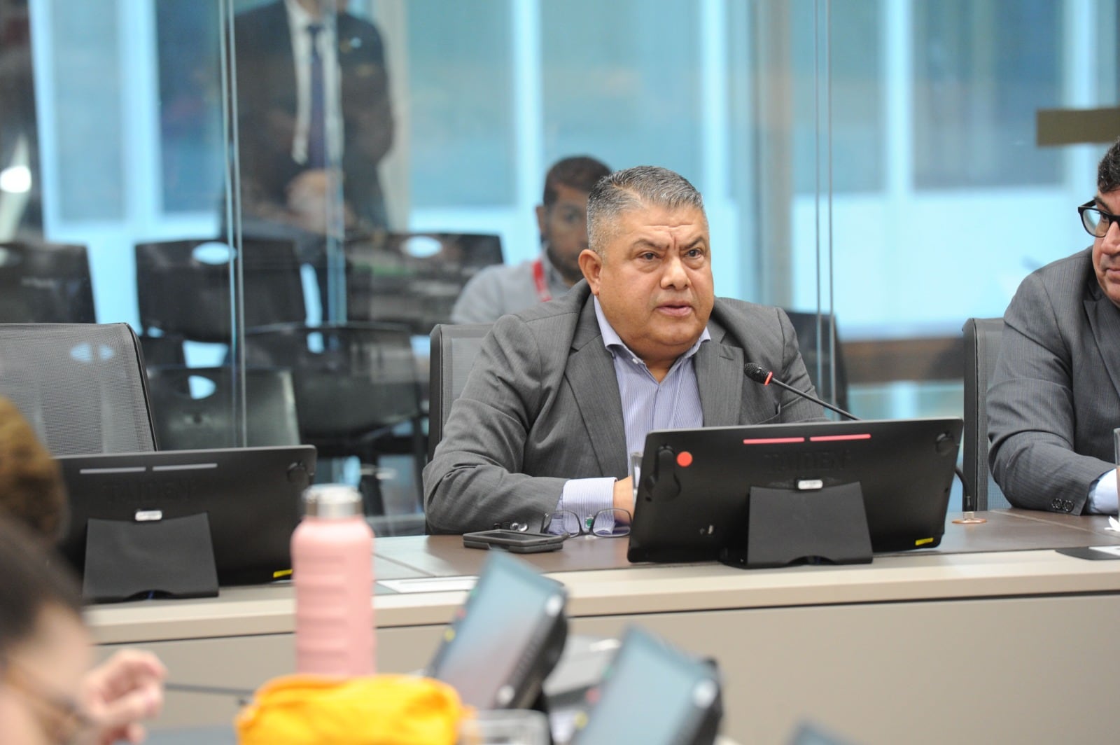 Jorge Torres, director de la DIS, en la Comisión de Seguridad y Narcotráfico.