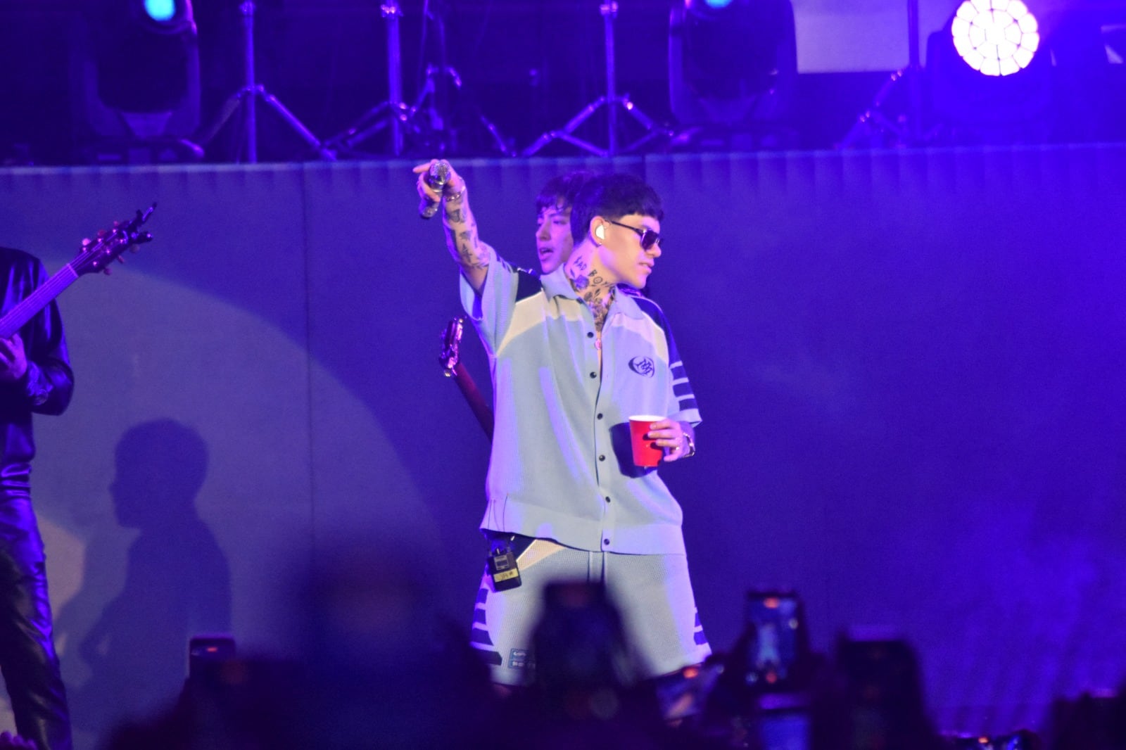 Junior H, cantante mexicano-estadounidenes pionero de los corridos tumbados, se presentó este sábado en Pedregal.