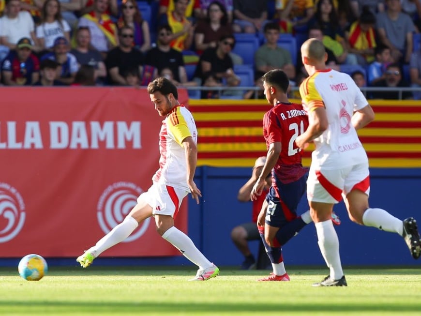 La Selección de Costa Rica no pudo ganarle a la Selección de Cataluña en juego amistoso.