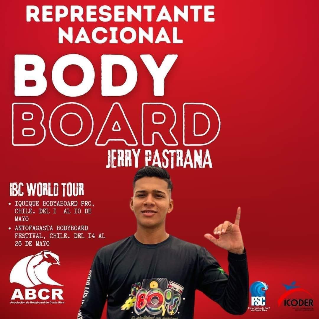 Jerry Pastrana
Selección Nacional Bodyboard
Tour Mundial Iquique, Chile
6 de mayo del 2024
Cortesía