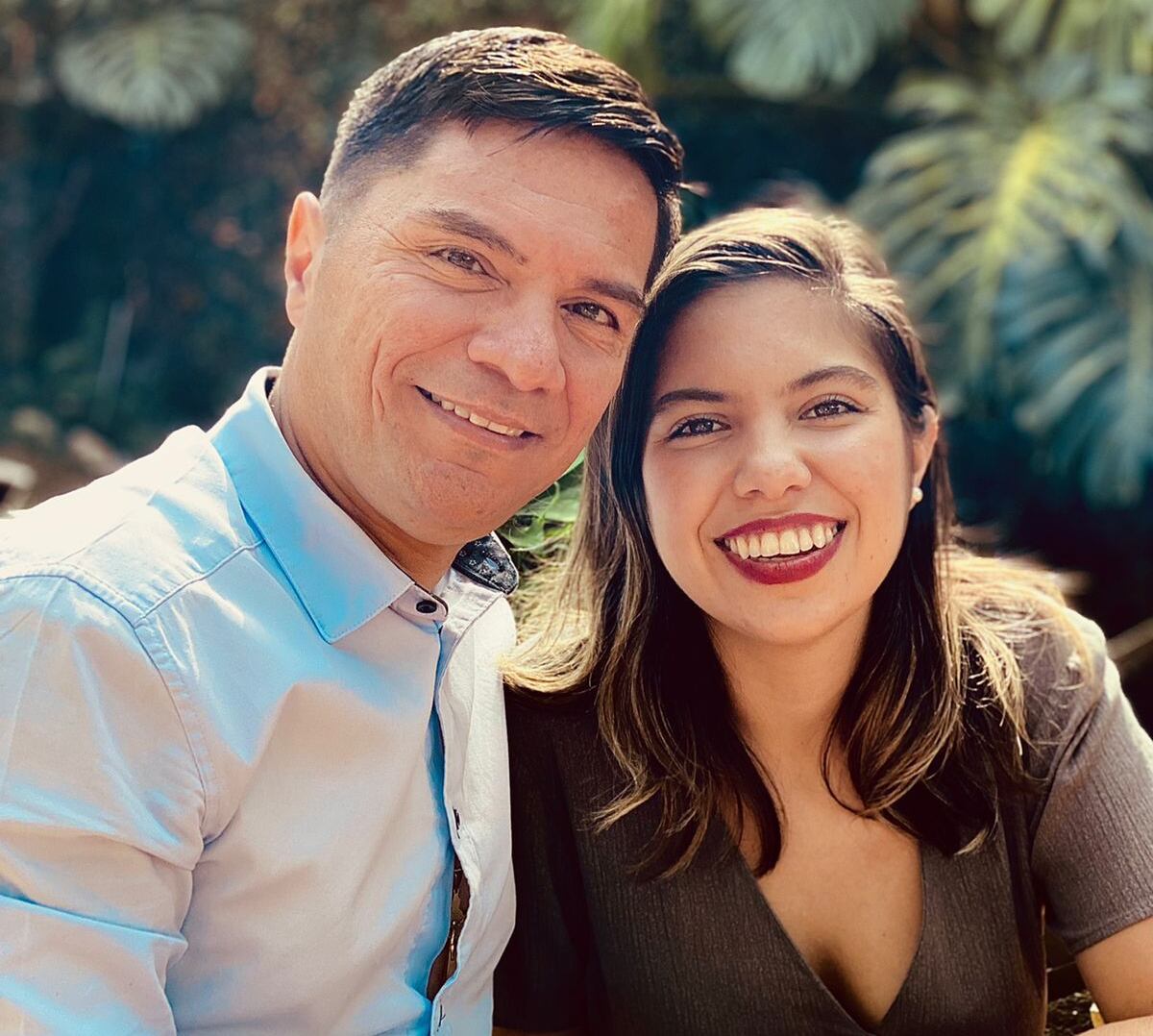 Yashin Quesada y su hija Natalia Quesada