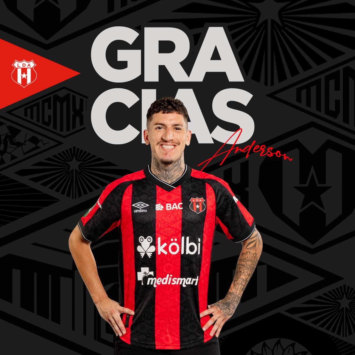 Larry Ángulo y Anderson Cardoso no seguirán en Alajuelense. Prensa LDA.