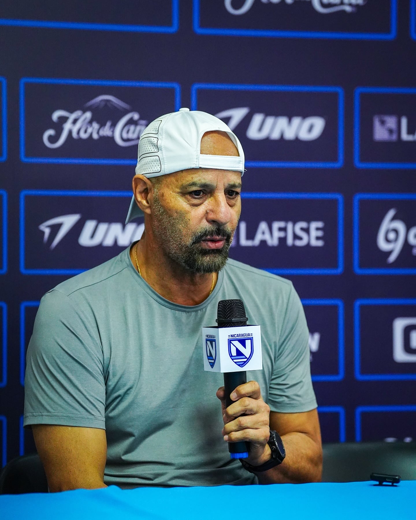 Marco Antonio Figueroa, técnico de la Selección de Nicaragua. Facebook Selección de Nicaragua.