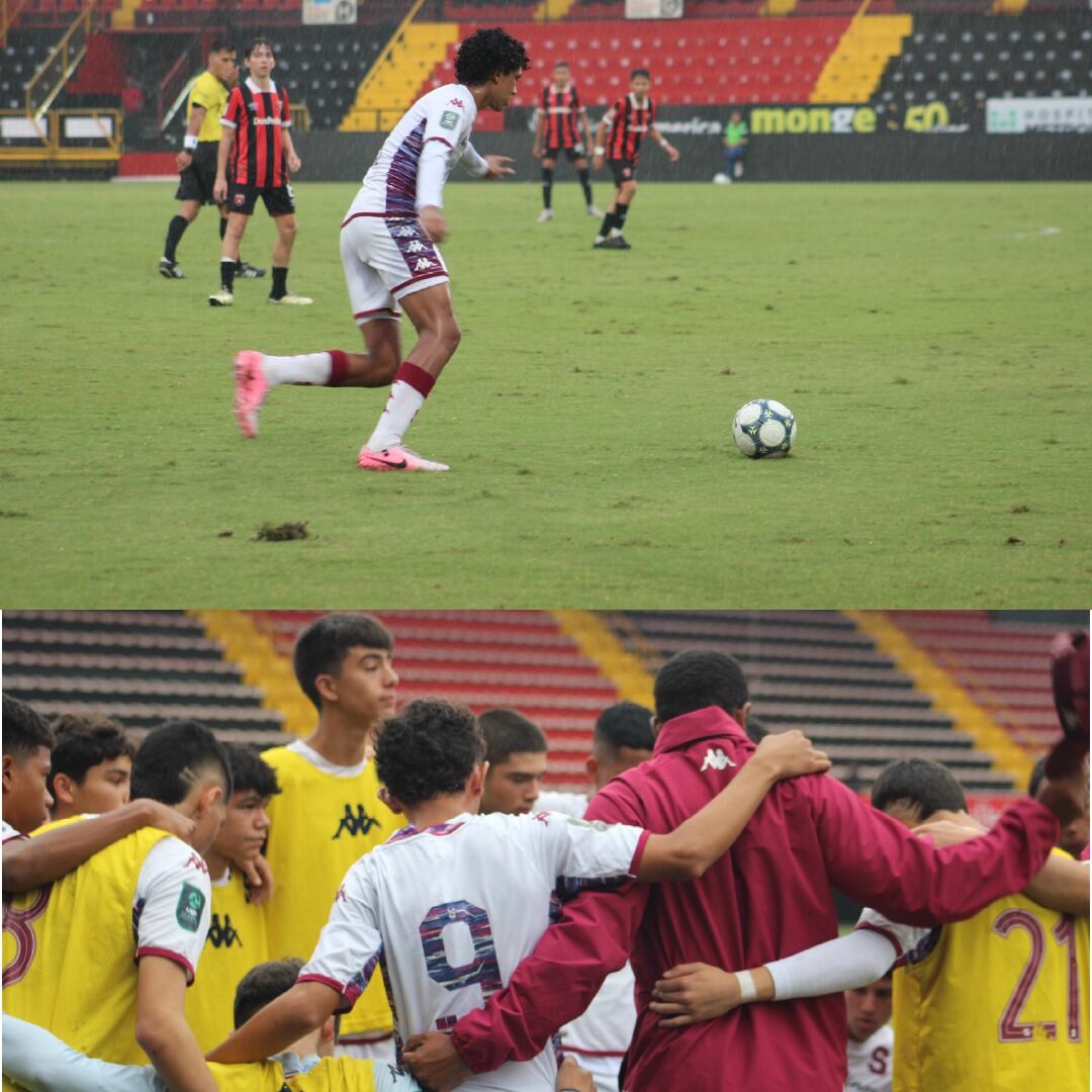 El equipo U-15 de Saprissa está dirigido por Giovanni Alfaro.
