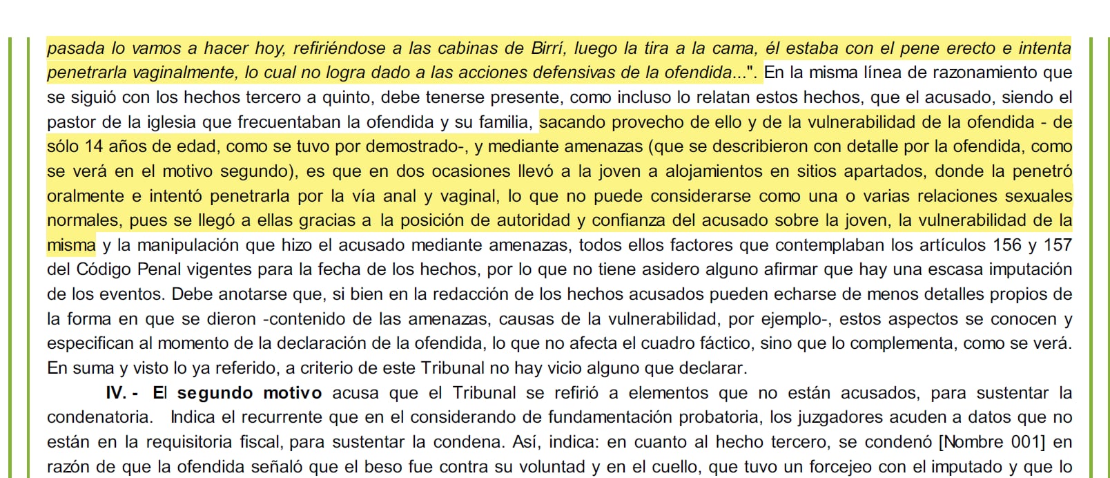 José Miguel Villalobos dice que violación de pastor de 55 años a menor de edad es una relación sexual normal.